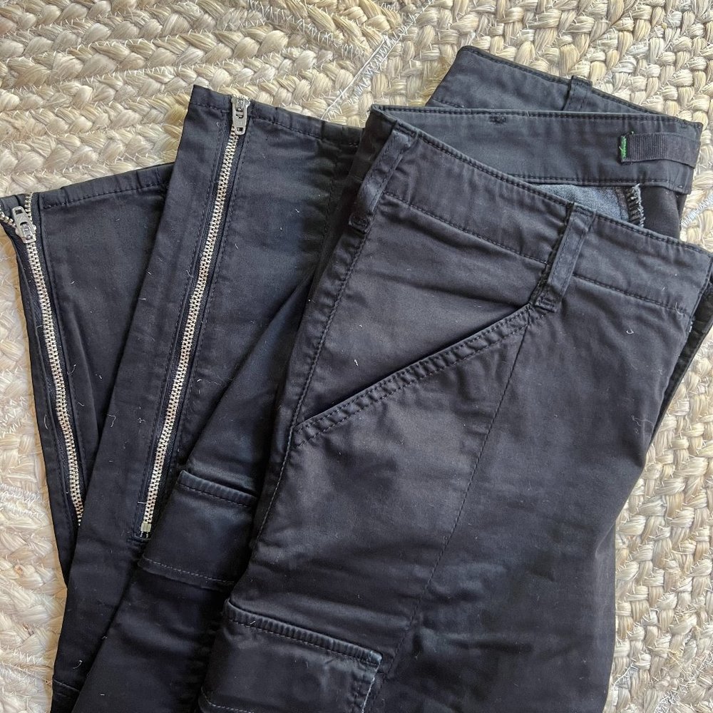 J Brand Black Skinny Cargo Pants - Size 26